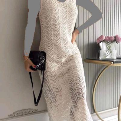 پیراهن مهمانی زنانه پنبهای مدل راسته