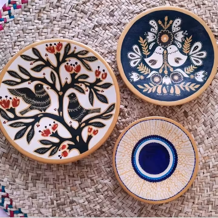 مجموعه سه عددی نقاشی دیواری شیک