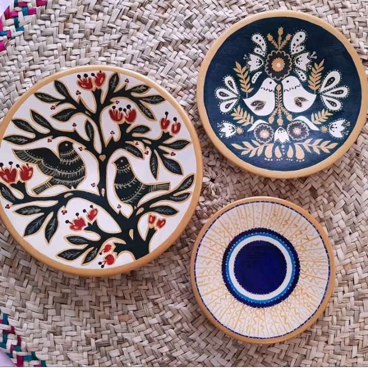 مجموعه سه عددی نقاشی دیواری شیک