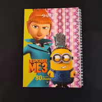 دفتر  نقاشی 80 برگ - گلاسه سیمی - شفیعی - کد 21 - طرح من نفرت انگیز