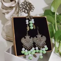  گردنبند و گوشواره برنجی 