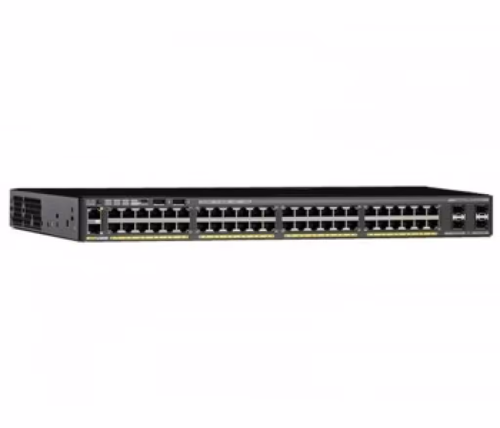 قیمت و خرید سوییچ شبکه 48 پورت   2 پورت SFP سیسکو مدل WS-C2960X-48FPD-L | نت ران