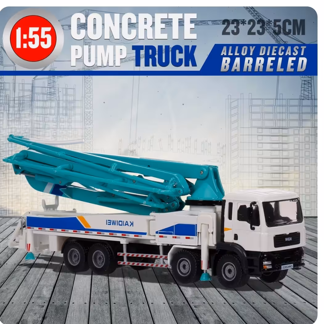 ماکت فلزی پمپ بتن اورجینال KDW 625025 ارسال رایگان 