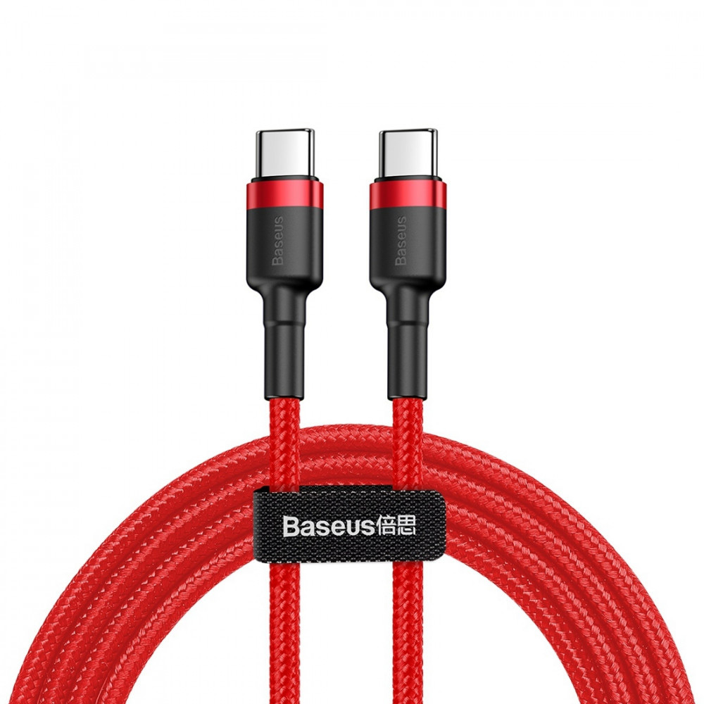 کابل تبدیل USB-C به USB-C باسئوس مدل Baseus Type-C to Type-C CATKLF-G09