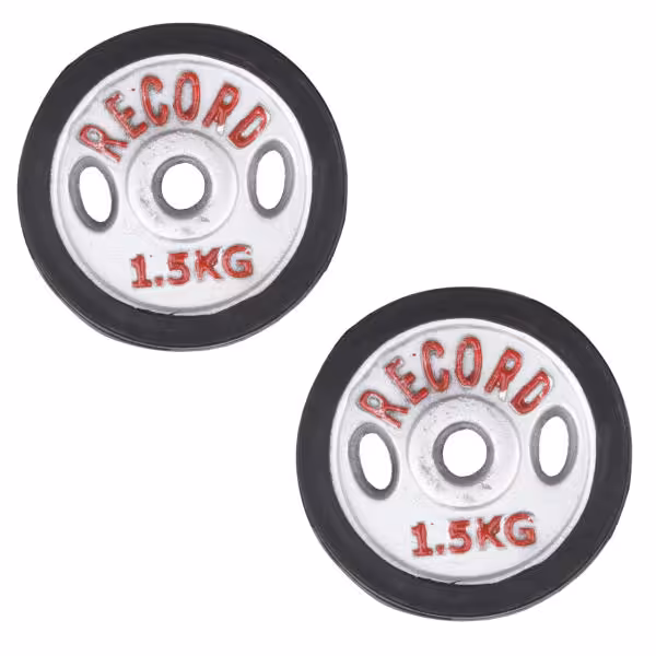 وزنه دمبل رکورد کد 1621 وزن 1.5 کیلوگرم بسته 2 عددی