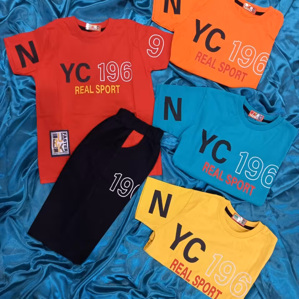 ست تیشرت و شلوارک پسرانه