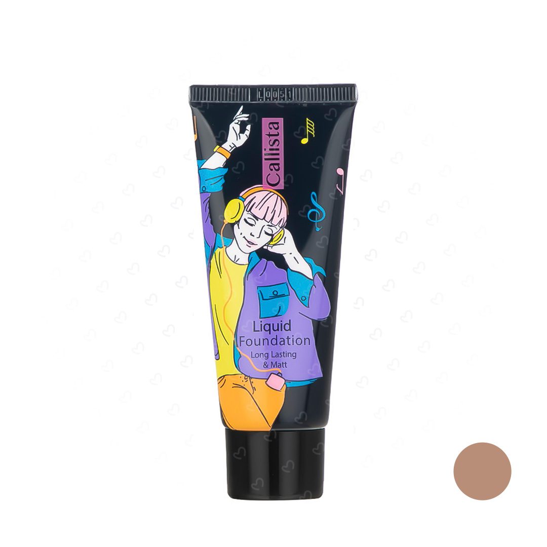 قیمت و خرید کرم پودر کالیستا مدل Long Lasting And Matt شماره M15 ⚡ اصل