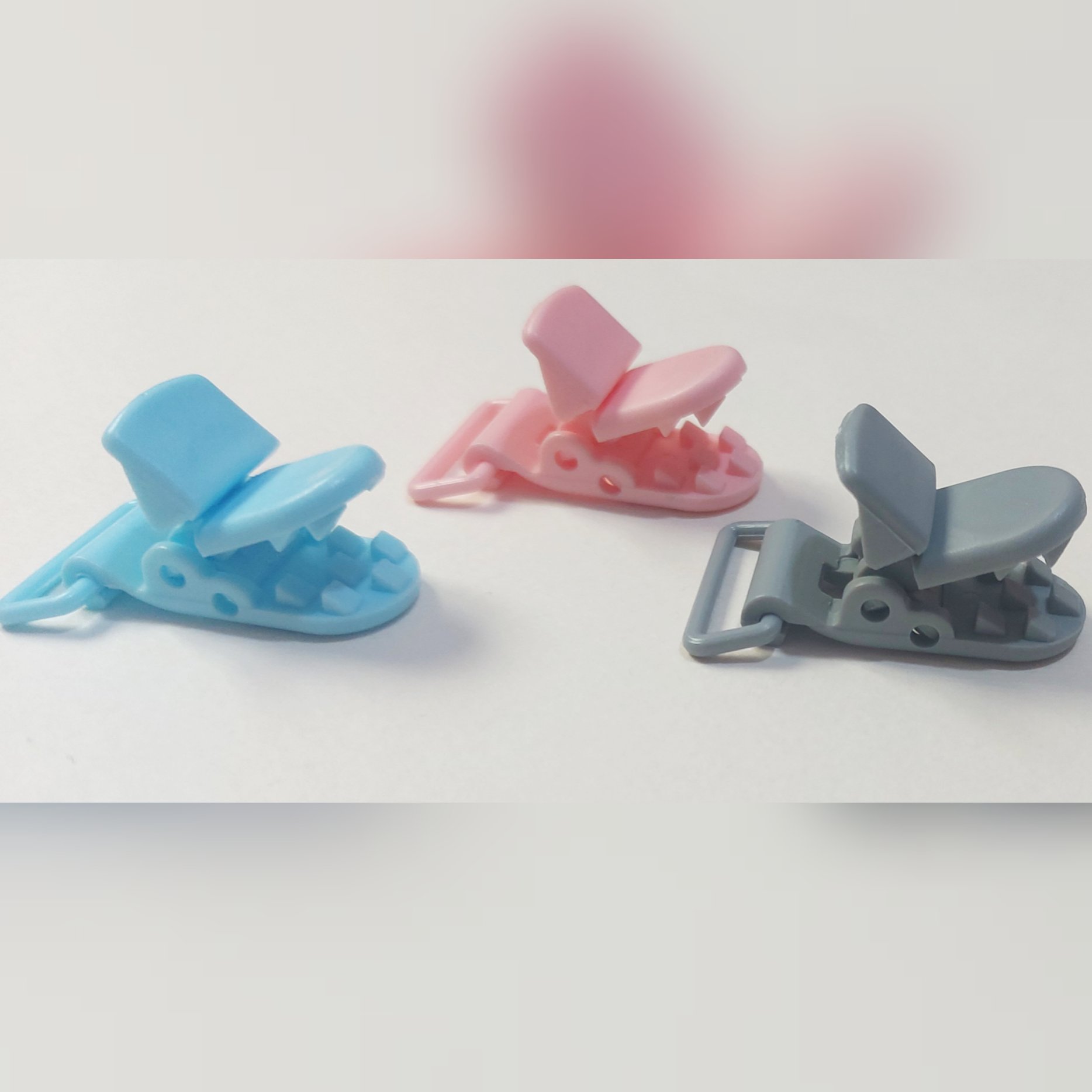 گیره ساسبند پلاستیکی آبی(بسته 20 تایی)