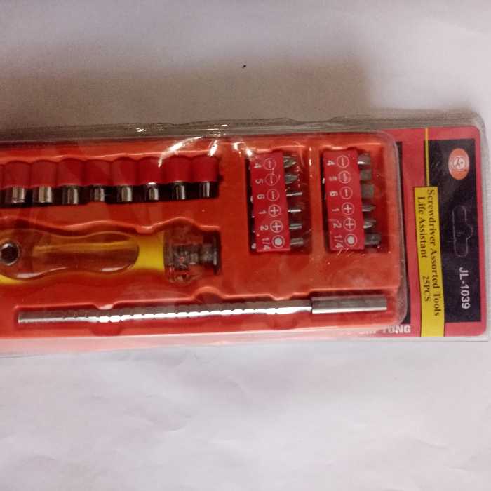 ست بکس و پیچ گوشتی 25 پارچه