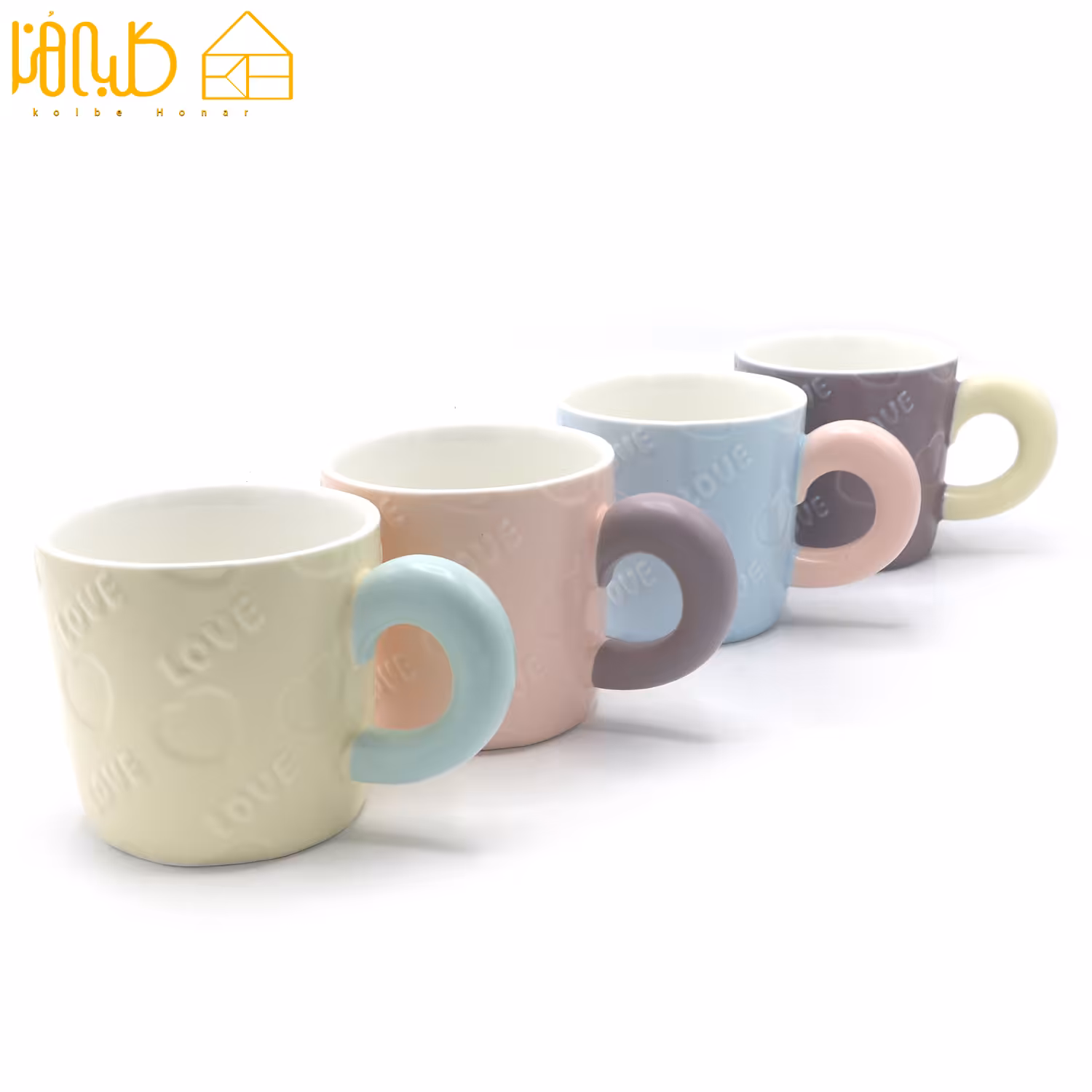 ماگ لاو برجسته سرامیکی 538/4