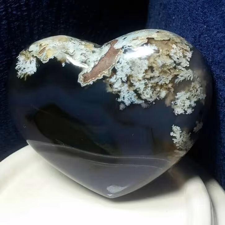 عقیق شجر شکوفه سوسنی پر رنگ و حجیم و بزرگ و فوق کلکسیونی