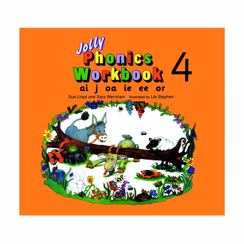 کتاب Jolly Phonics Workbook 4 اثر Sara Wernham and Sue Lioyd انتشارات هدف نوین