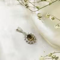 آویز گردنبند نقره زنانه الکساندریت،با برند سلین کالا