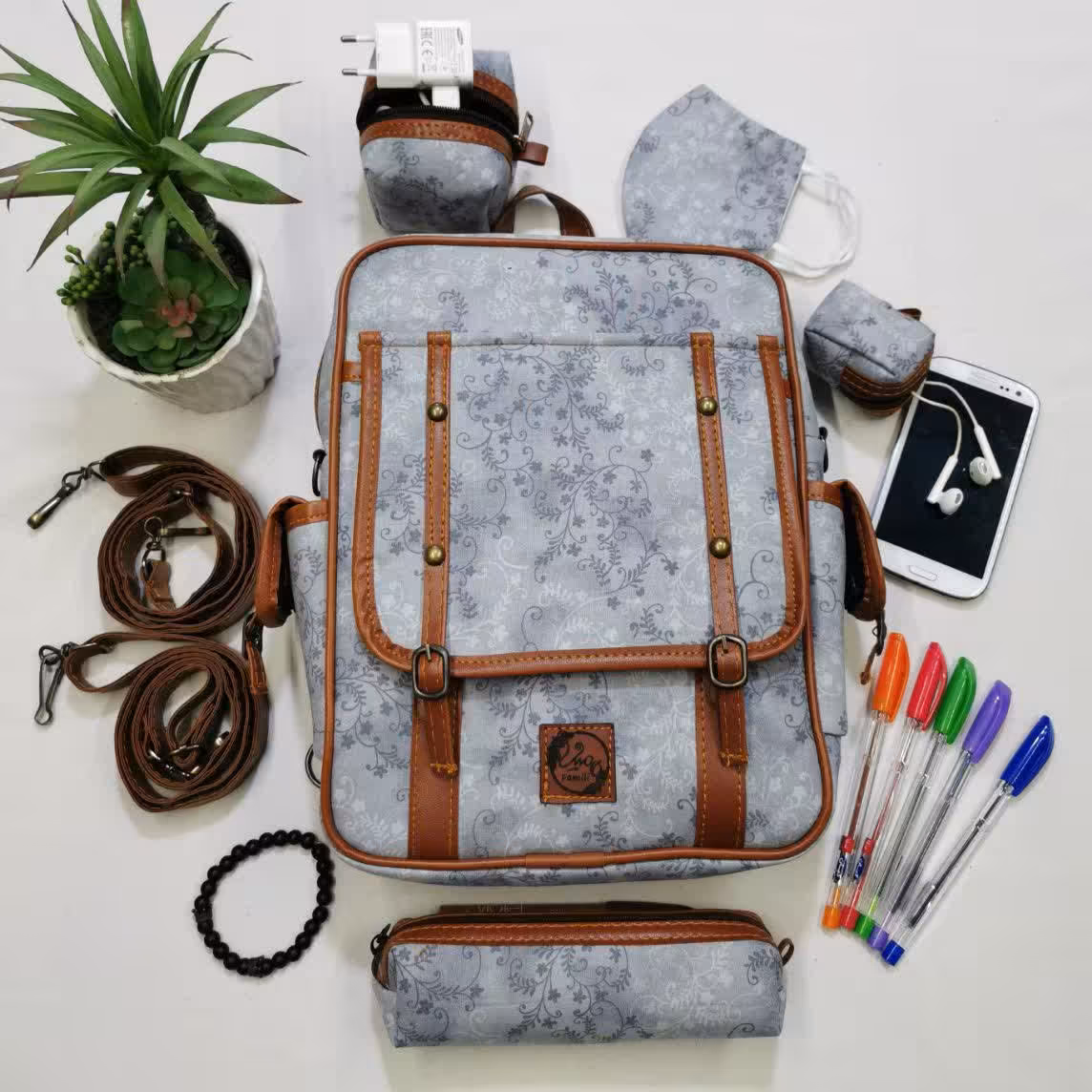 ست گلگلی پنج تیکه کوله کد 2