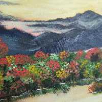 نقاشی رنگ و روغن روی بوم