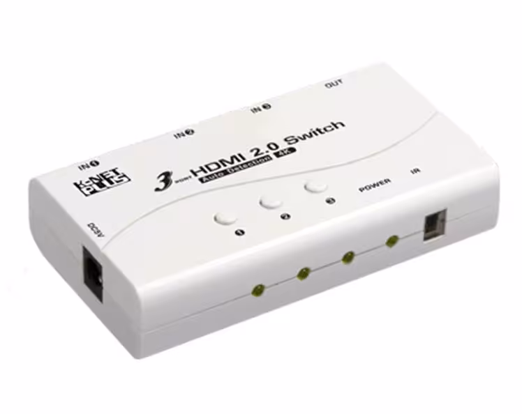 سوئیچ HDMI سه پورت کی نت پلاس مدل KPM9025