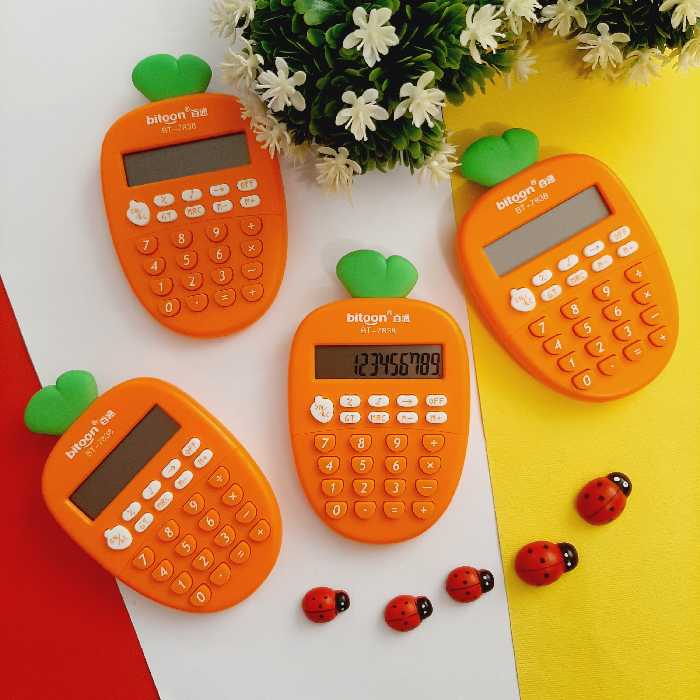 ماشین حساب فانتزی طرح هویج 