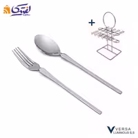 سرویس قاشق چنگال ورسا 38 پارچه براق رومیزی مدل 270M