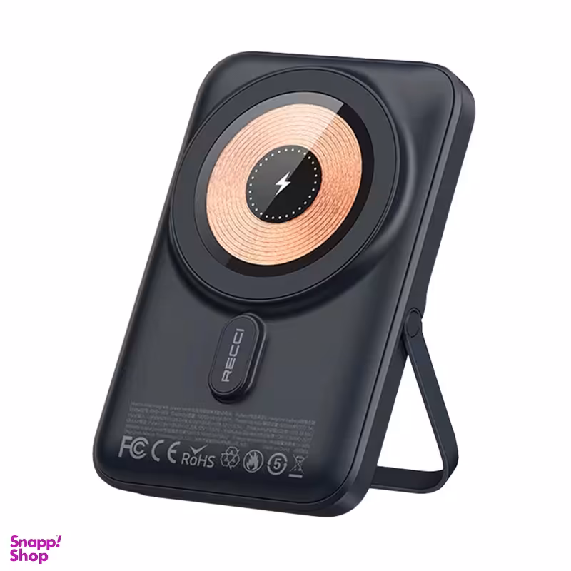 پاوربانک بی سیم رسی مدل RPB-W08 ظرفیت 10000 میلی آمپر ساعت