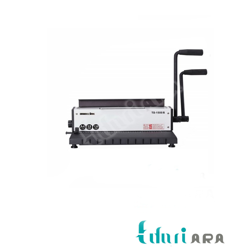 دستگاه صحافی دوکاره دوبل و مارپیچ مدل TD1500R
