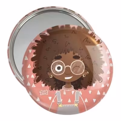 آینه جیبی خندالو مدل دخترونه کد 5486