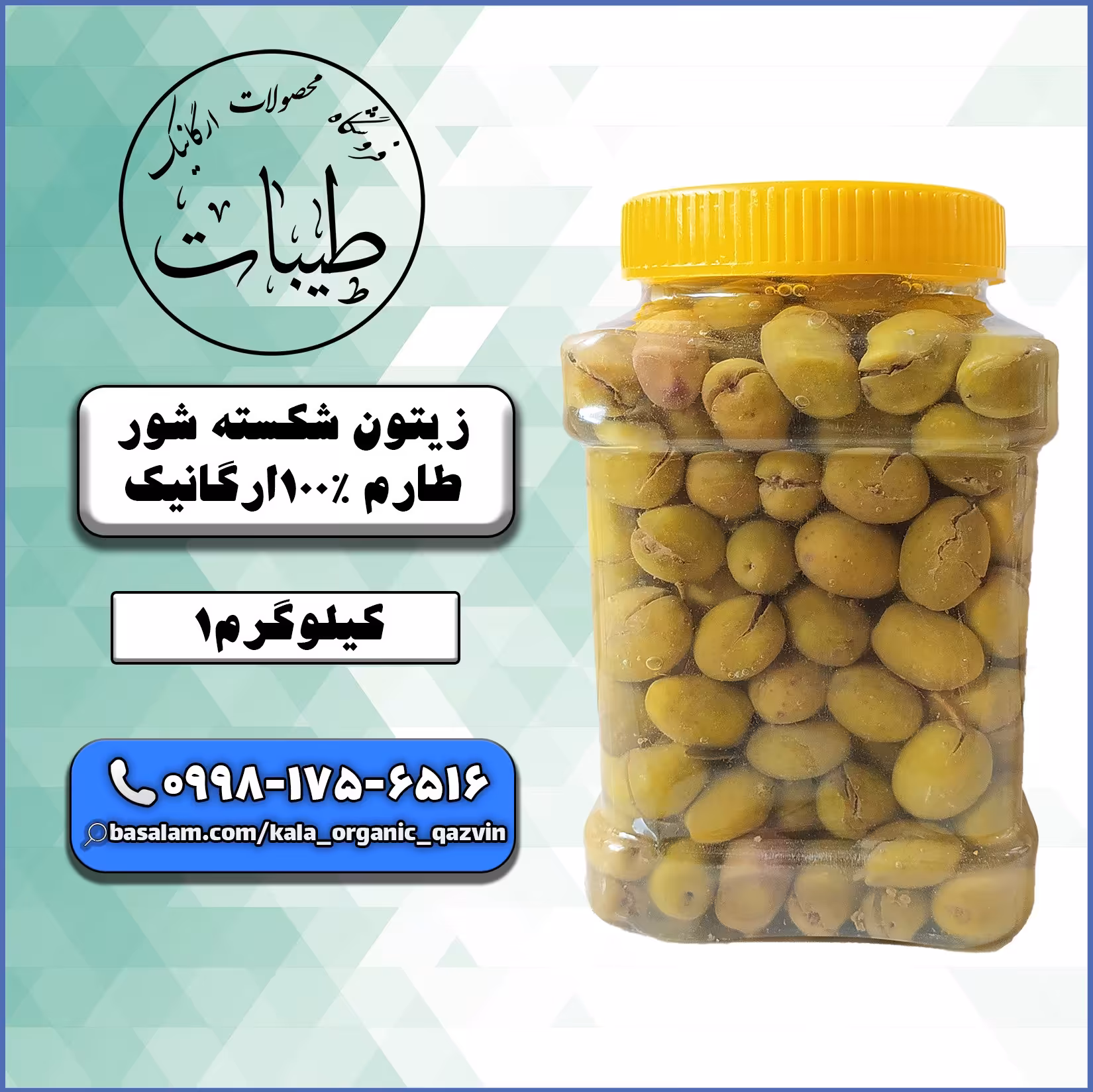زیتون طارم درجه یک اعلا شکسته شور 100درصد ارگانیک عالی با تضمین کیفیت