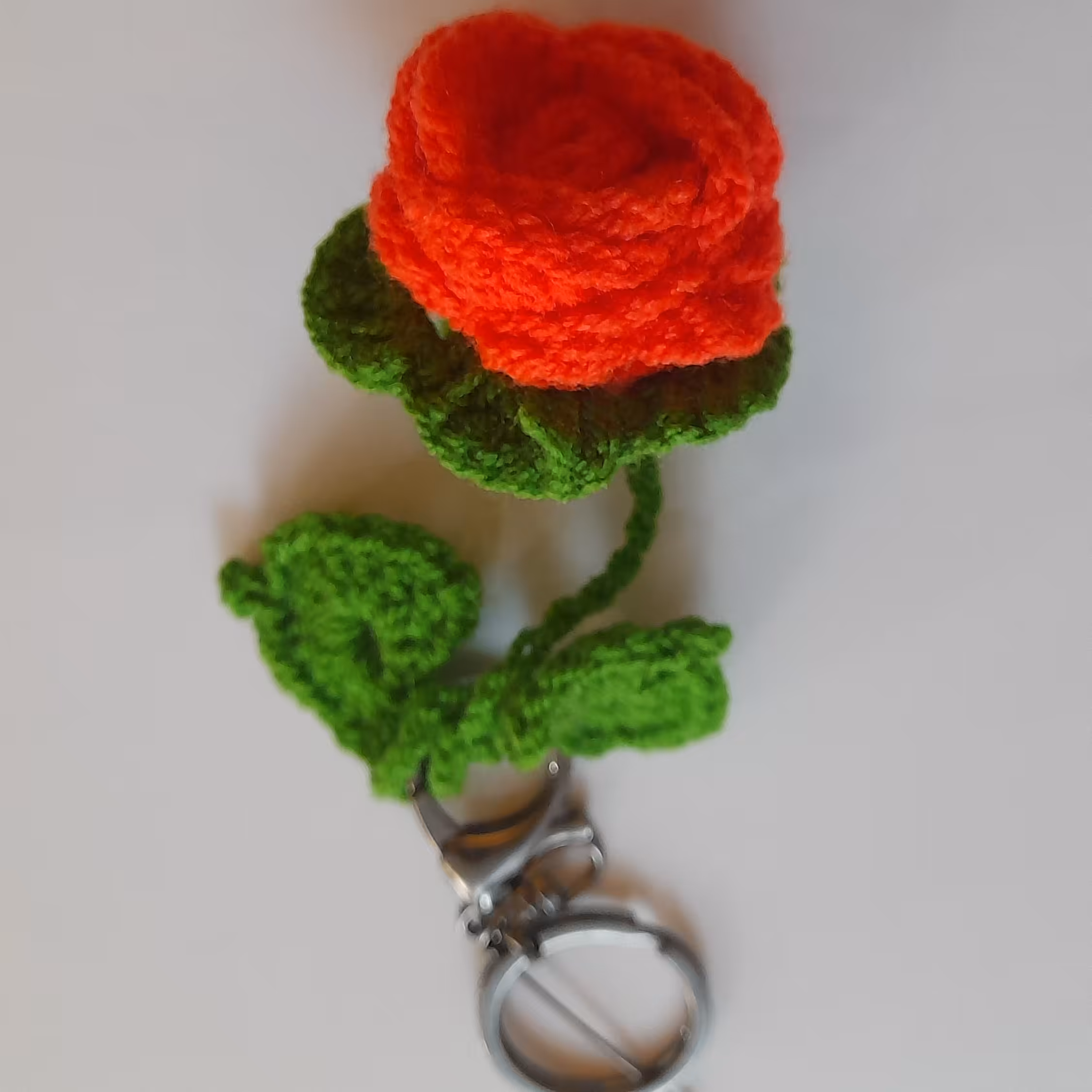 جاکلیدی بافتنی مدل گل رز.بسیارزیبا.بابافت تمیز