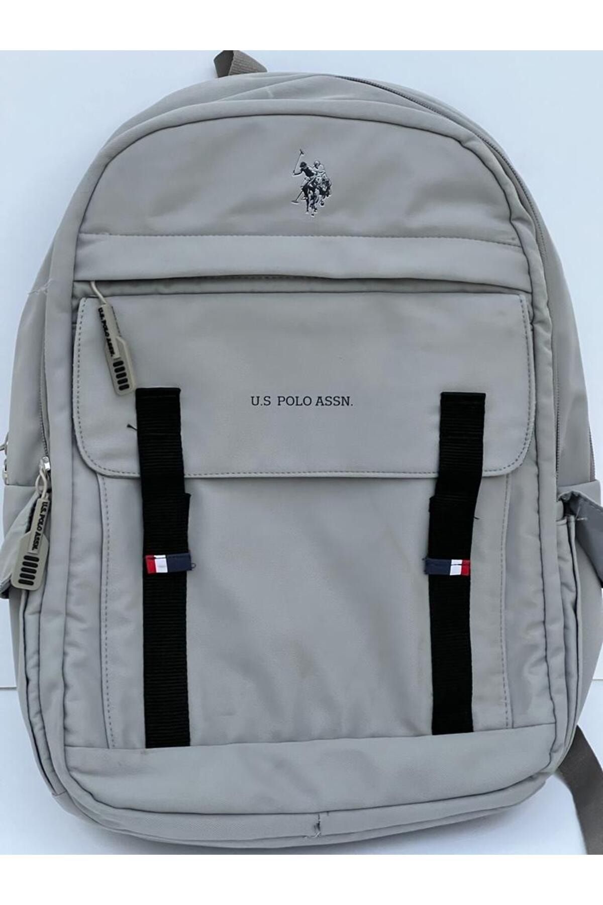 کیف مدرسه سبز مردانه و زنانه کوله پشتی متوسط ​​برای استفاده روزانه دارای مجوز U.S. Polo Assn.