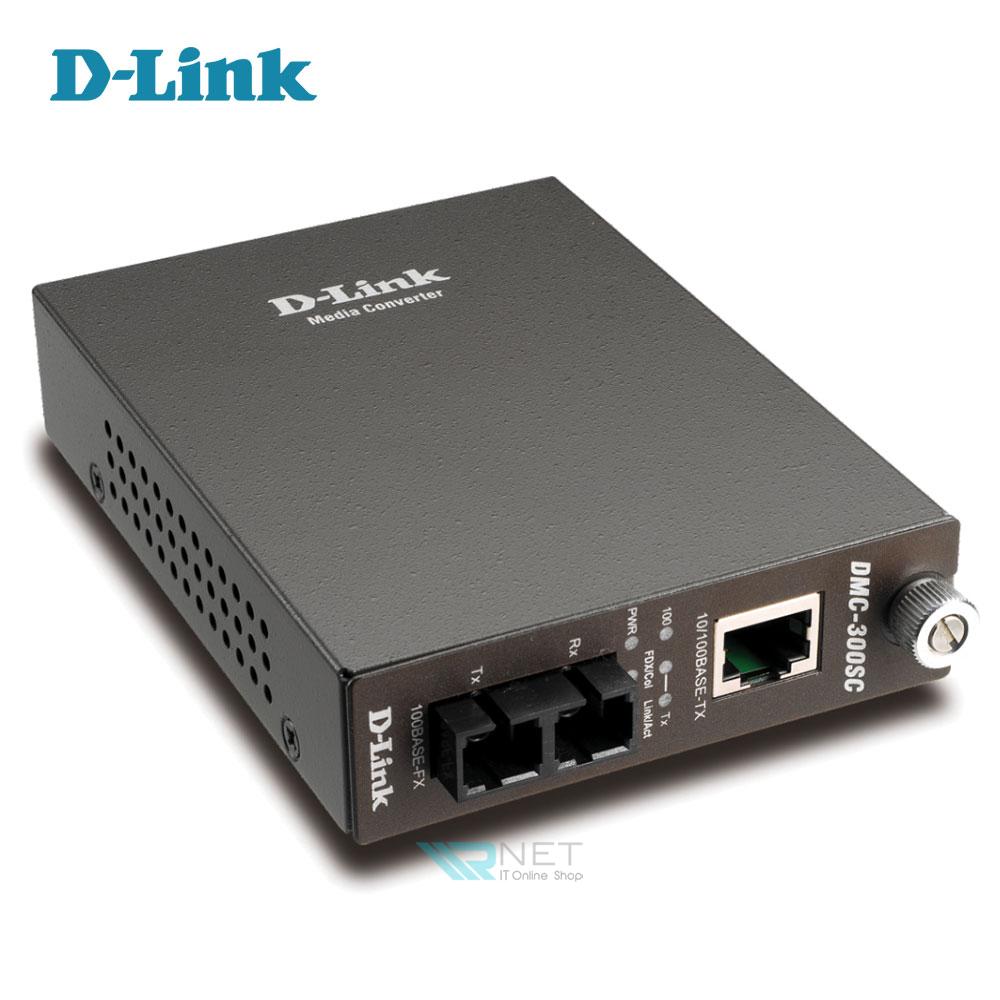 مبدل فیبر به اترنت Multi-Mode دی لینک مدل D-link DMC-300SC