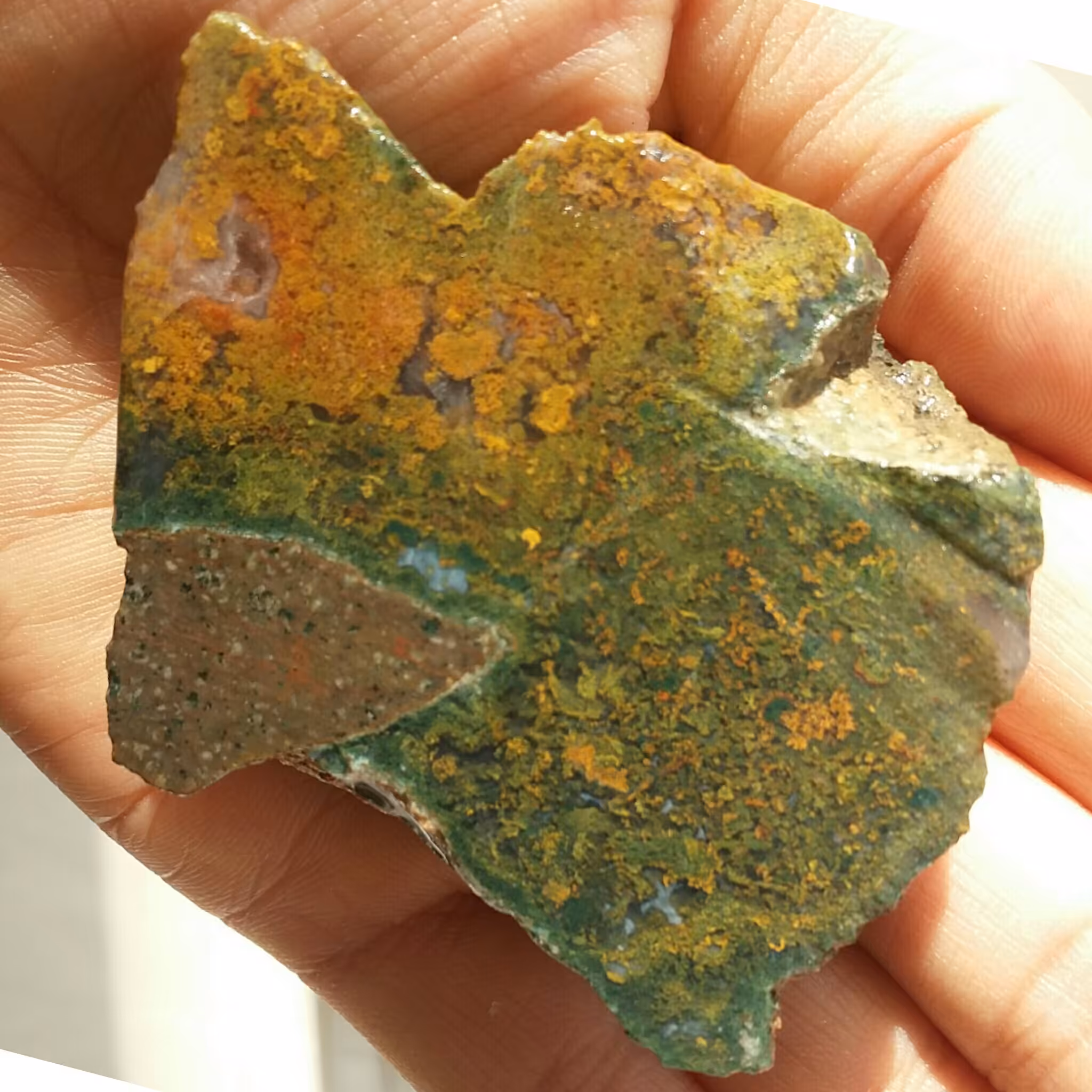 اسلایس سنگ راف منظره 7رنگ دیدنی کاملا طبیعی شااهکار خلقت زیباااا خااااااص