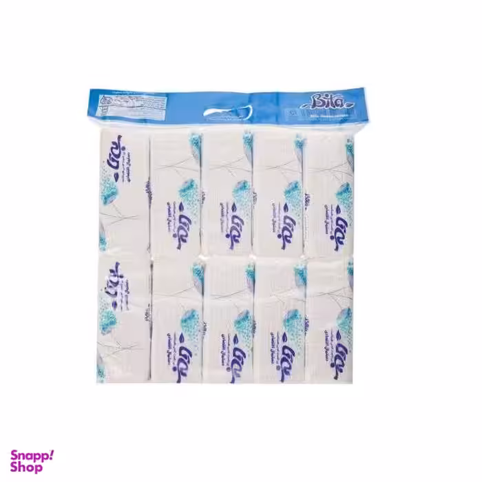 دستمال کاغذی 100 برگ بی تا کد 366 بسته 10 عددی