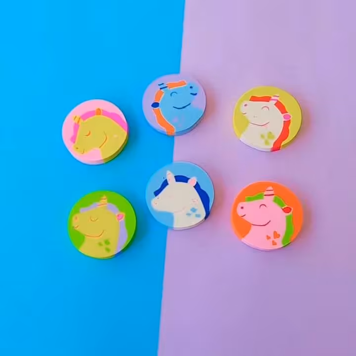 پاکن فانتزی دایره ای طرح یونیکورن 