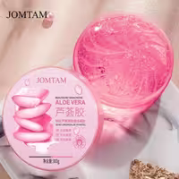 ژل آلوورا  صورتی کاسه ای  Jomtam  خنک کننده و آبرسان پوست  مناسب شیو صورت 300 گرم