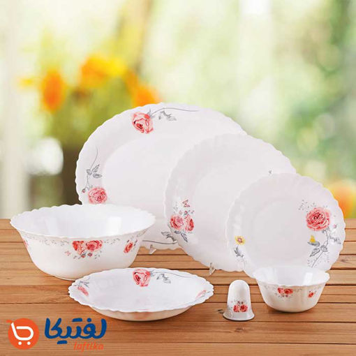 سرویس غذاخوری مانلی پارس اپال 6 نفره 28 پارچه کد 300