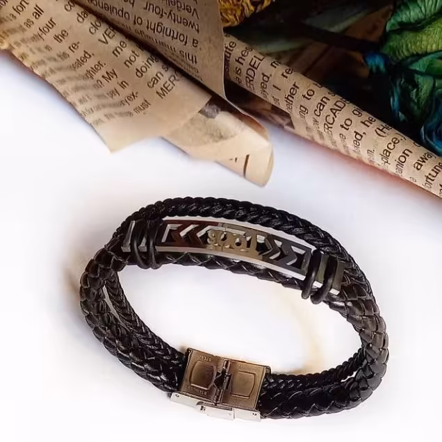 دستبند اسپرت مشکی کد 02