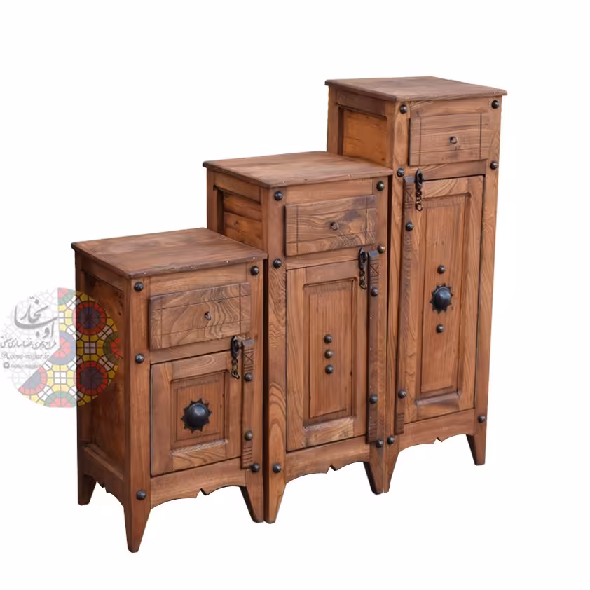 کنسول سه تیکه چوبی اسال توسط باربری