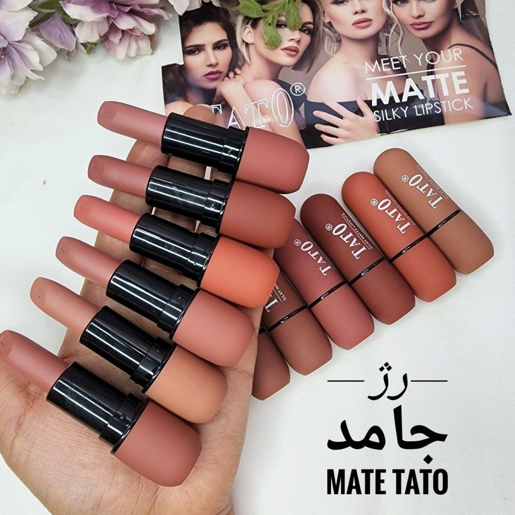 پک 6 عددی رژ جامد تاتو