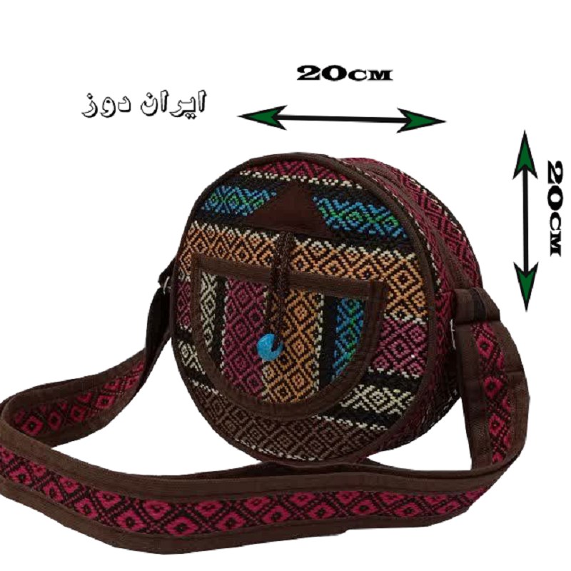 کیف دوشی صدف کوچک-آبی