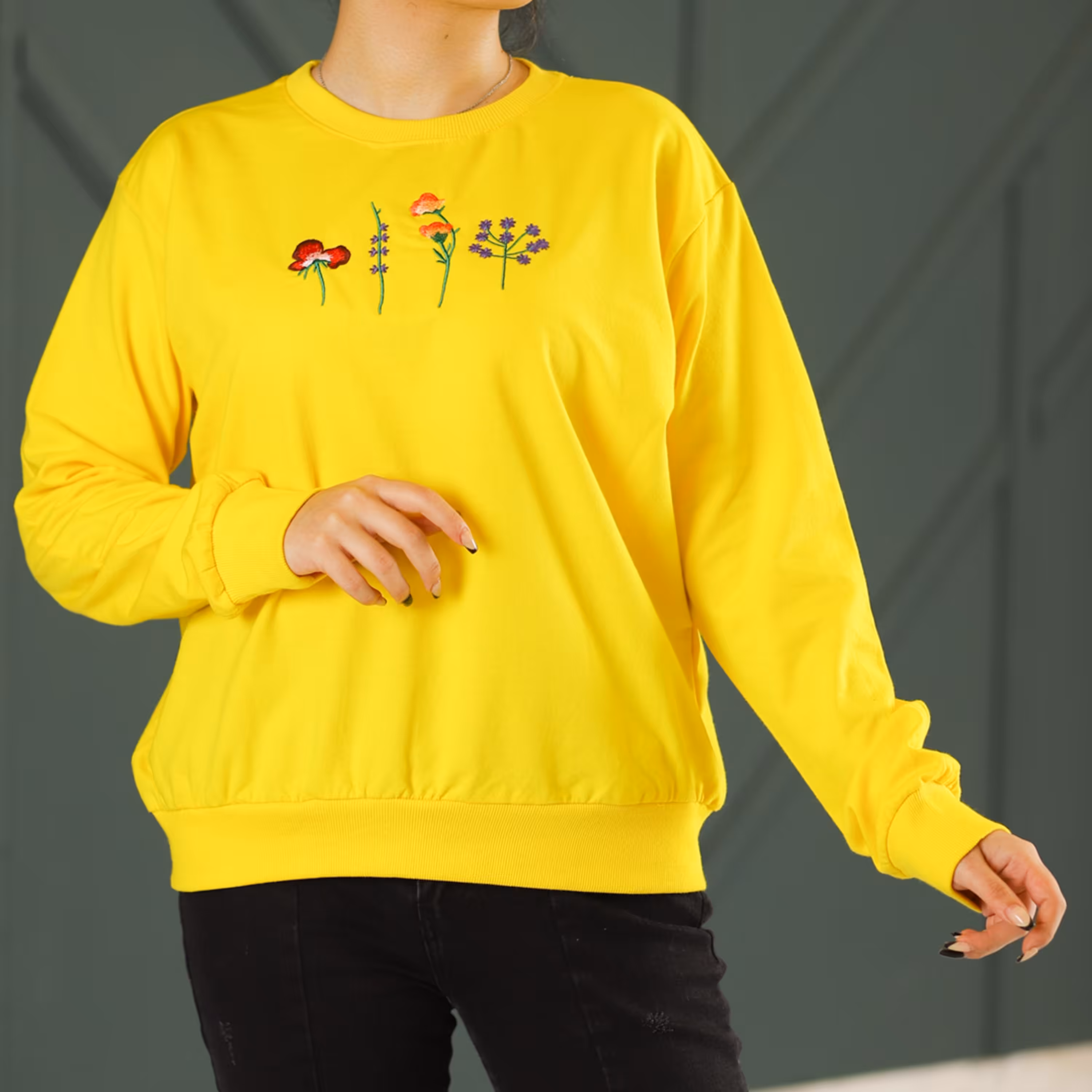 بلوز  دورس طرح گلدوزی کد 2440500