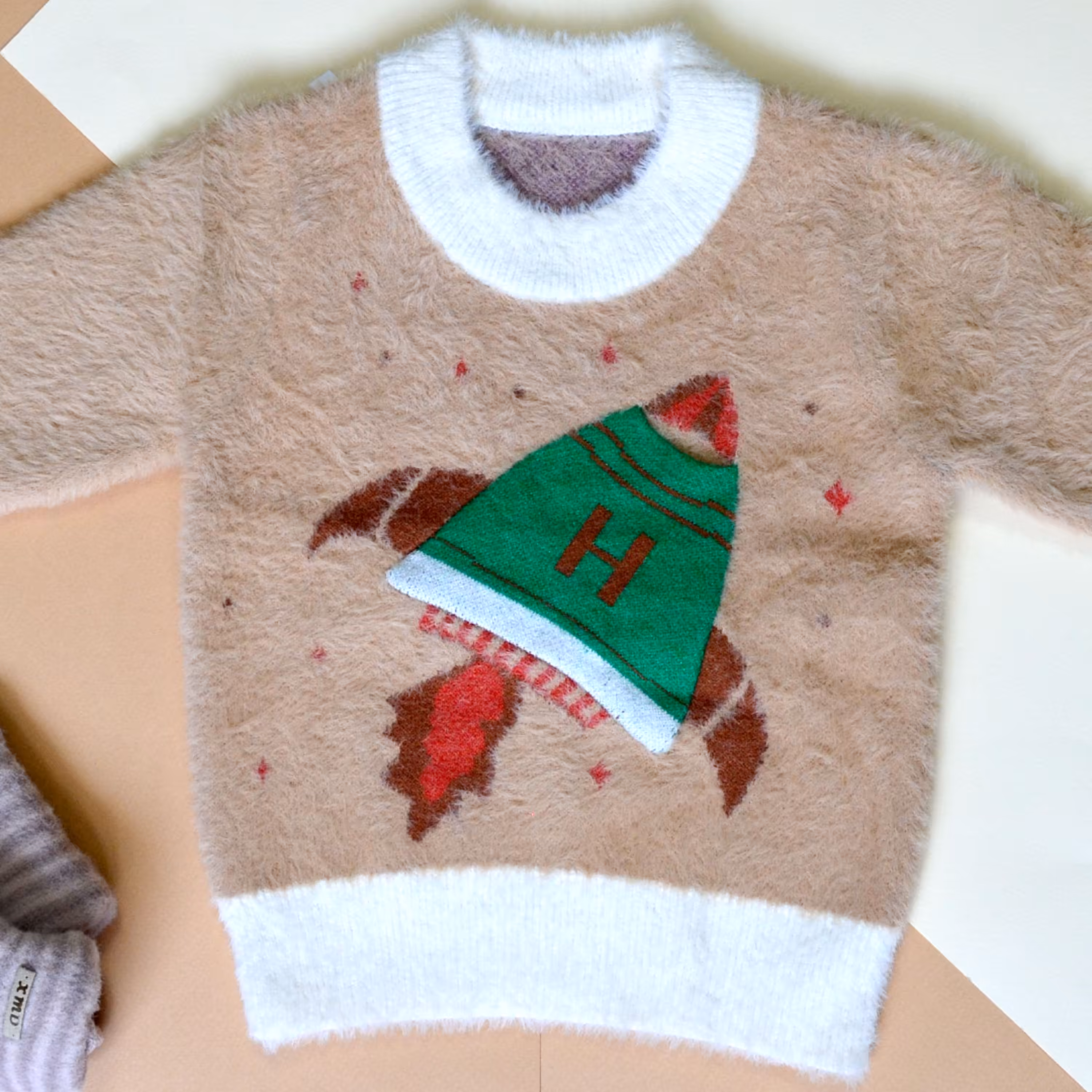 بلوز بافت (ژاکت) موهر وارداتی دخترانه و پسرانه 2 تا 5 سال