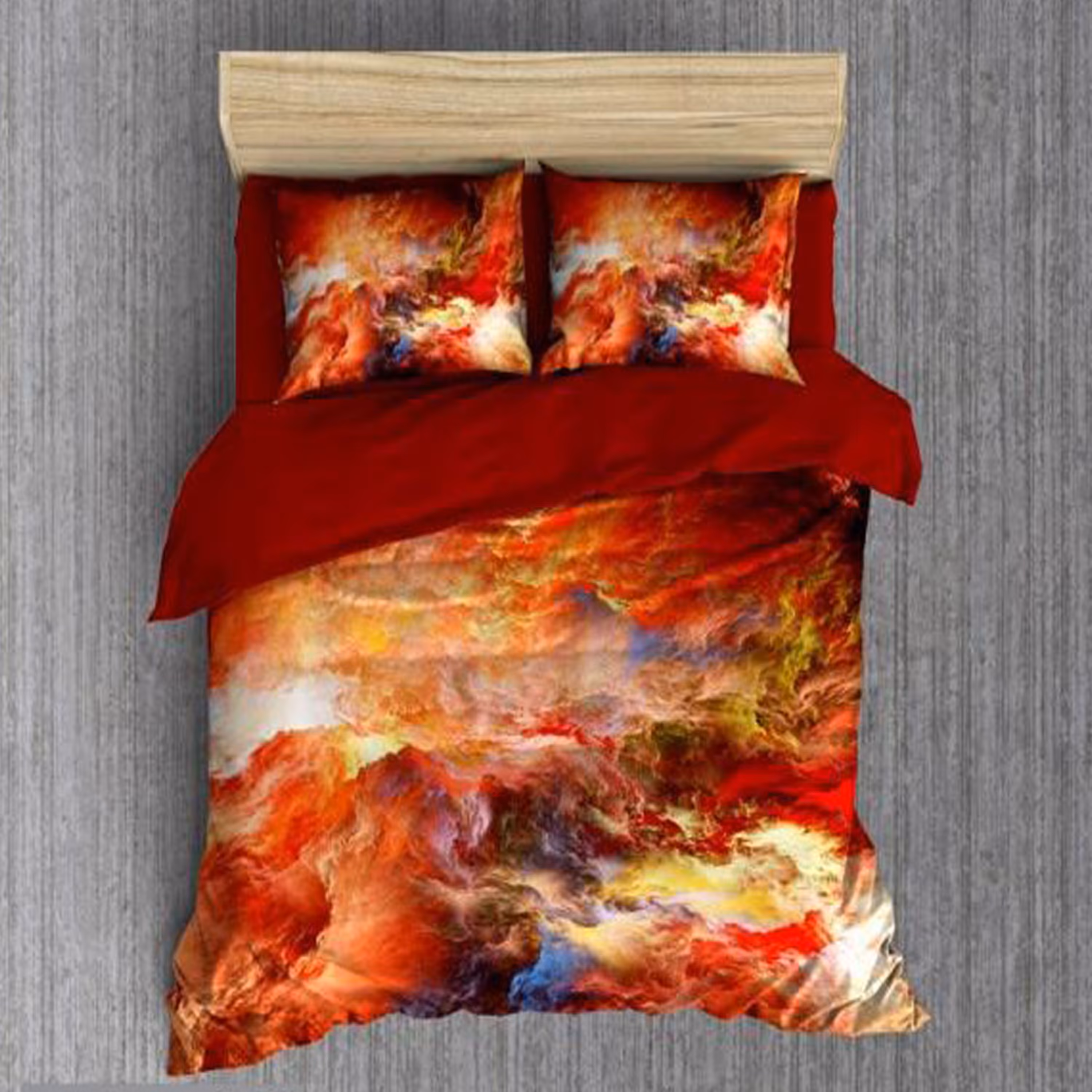 سرویس روتختی 2 نفره تنسل چاپی برندترک لند(Turk Land) rs 413