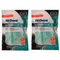 نخ دندان های دنت کد 922  دو بسته 36 عددی نخ دندان هایدنت کمانی دسته دار همراه خلال دندان 2 بسته  36 عددی مسواک خانه سلام