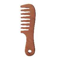 شانه مو کریستین بیوتی مدل 702چوبی دارای دندانه های درشت مناسب برای موهای بلند 