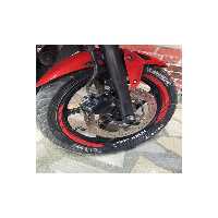 برچسب آرم و نوار شبرنگ چند رنگ طراحی جدید FT موتور سیکلت HONDA CBR 250R راست چپ پشتی Genel Markalar