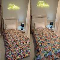 لحاف یک نفره طرح پترن جفد