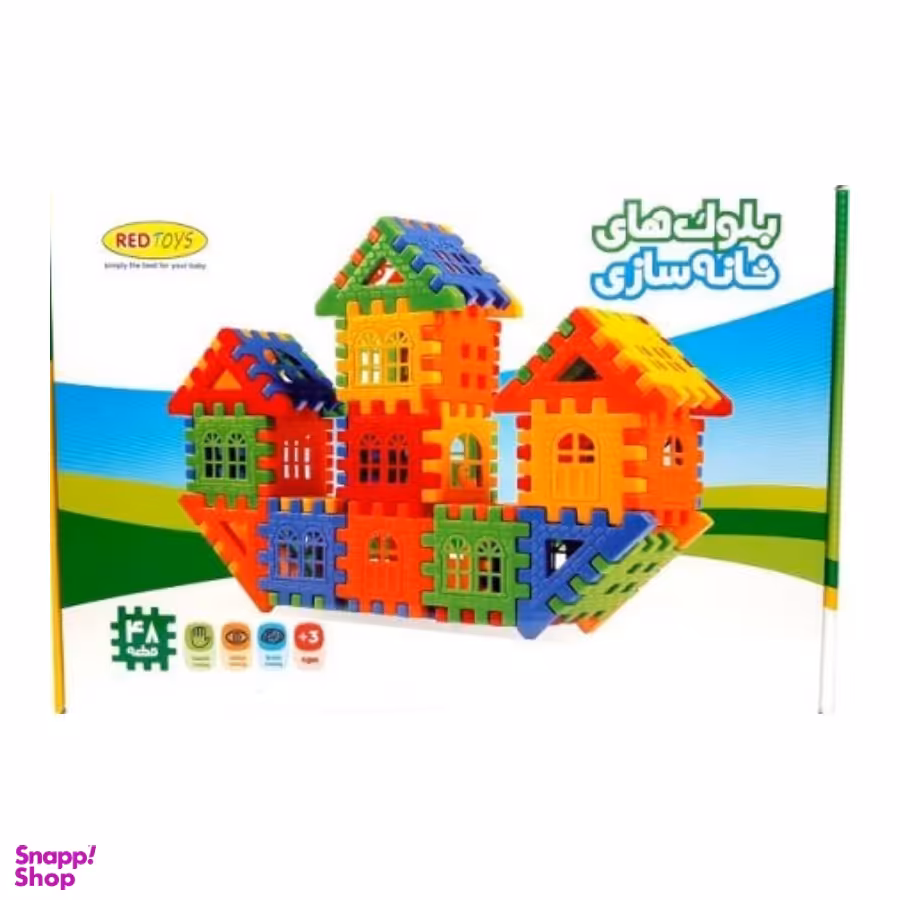 بلوک های خانه سازی 48 قطعه