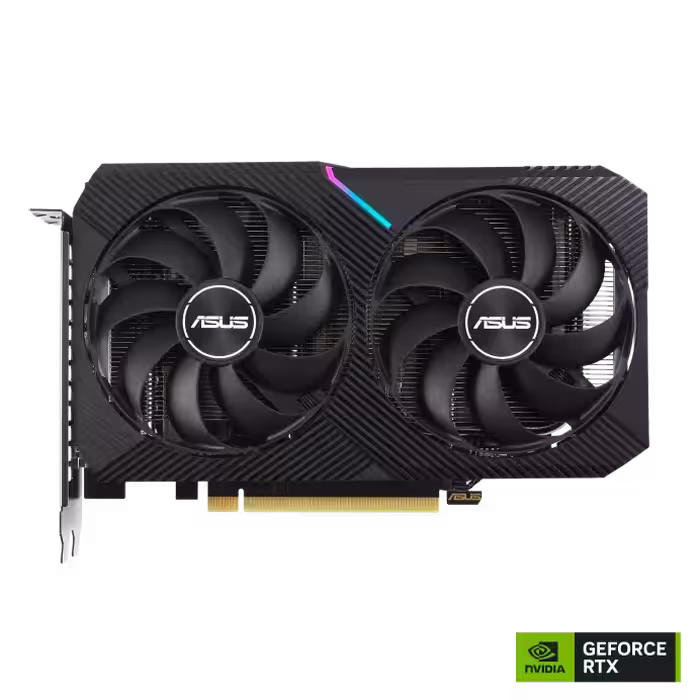 کارت گرافیک ایسوس ASUS Graphics Card Dual GeForce 3060 OC Edition 8GB GDDR6 WHITE