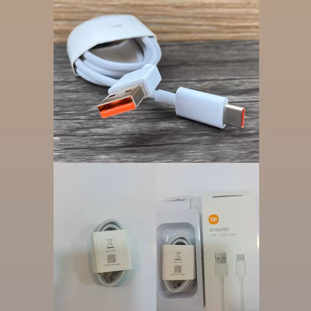 کابل شارژ  شیائومی تایپ سی  مخصوص مدل هایnot و redmiو poco ارسال رایگان روی جعبه 100درصد اورجینال کیفیت عالی فروش به شرط