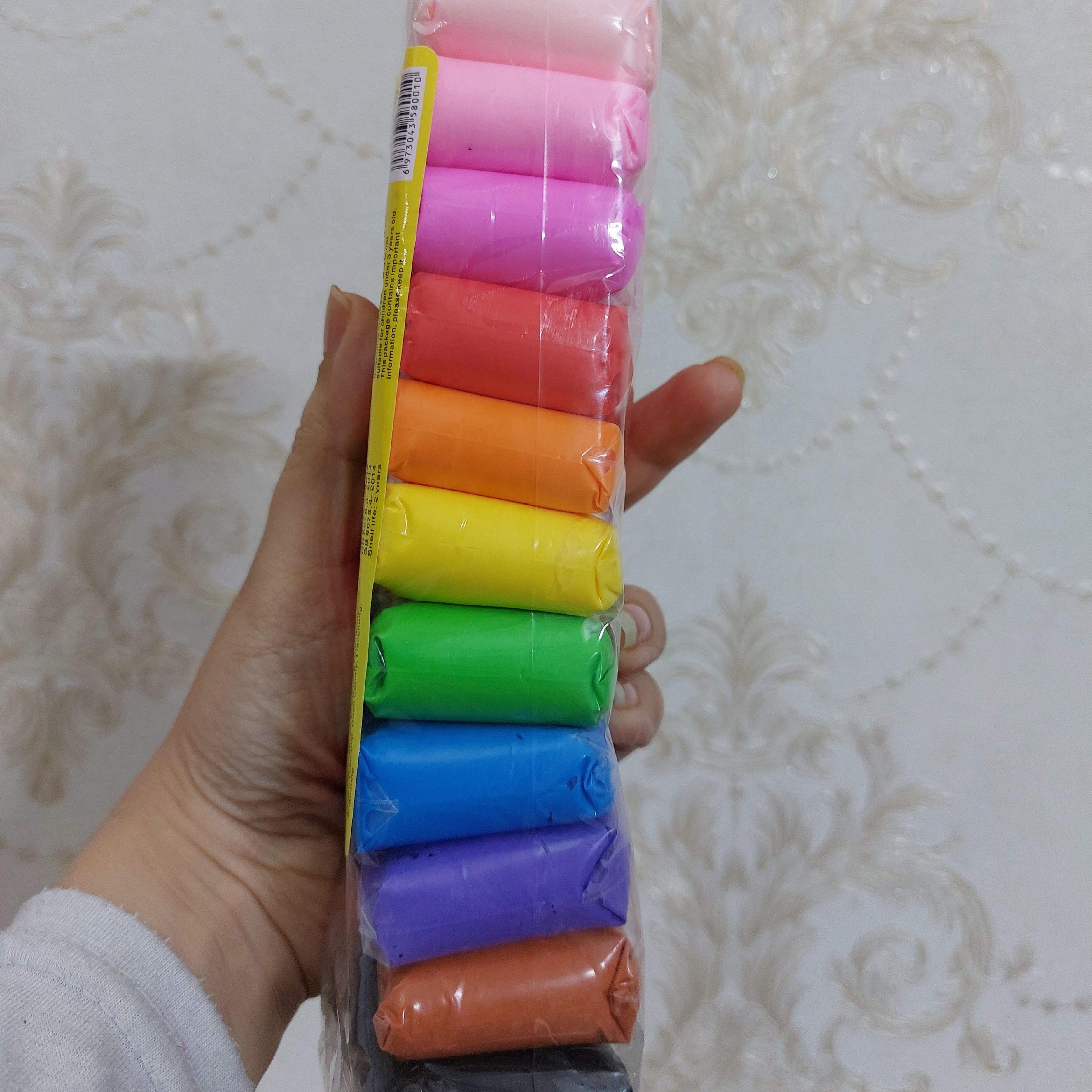 خمیر  کلی 12 رنگ خمیر مجسمه سازی خمیر سبک