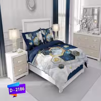 سرویس روتختی لمان کد 2186 دونفره 6 تکه